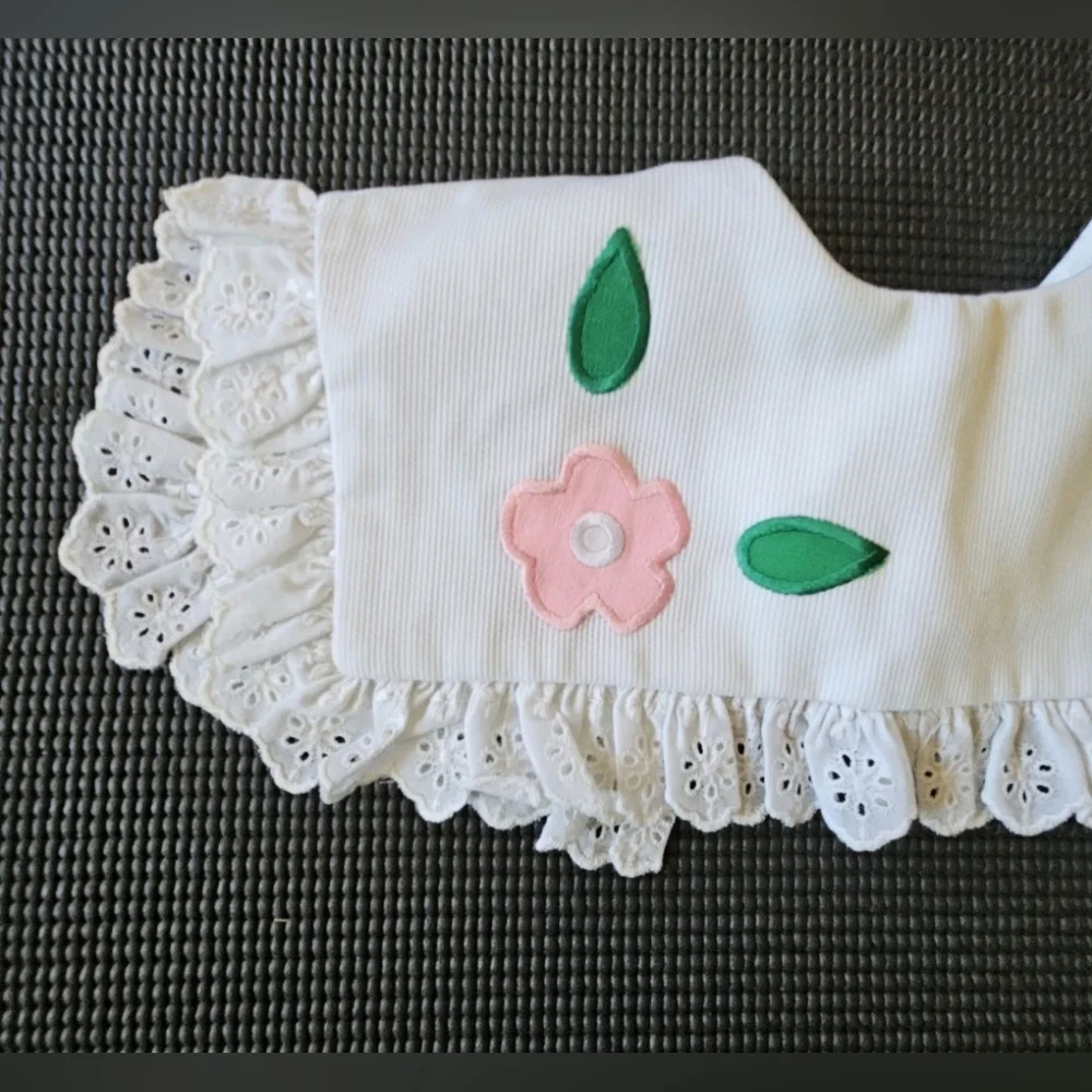 The Children's Hour By Jan Briggs Embroidered Reversible Holiday Dress Collar